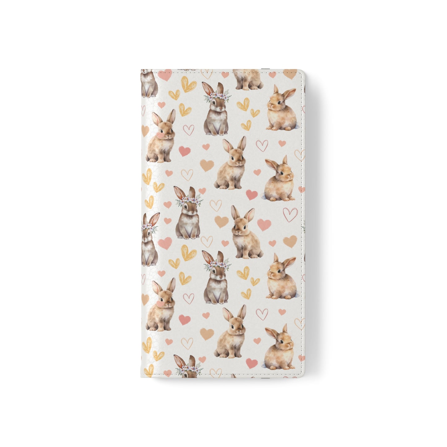 Bunny Love Flip Phone Case Cover with Pockets - Phone Case - Kristine Celestine