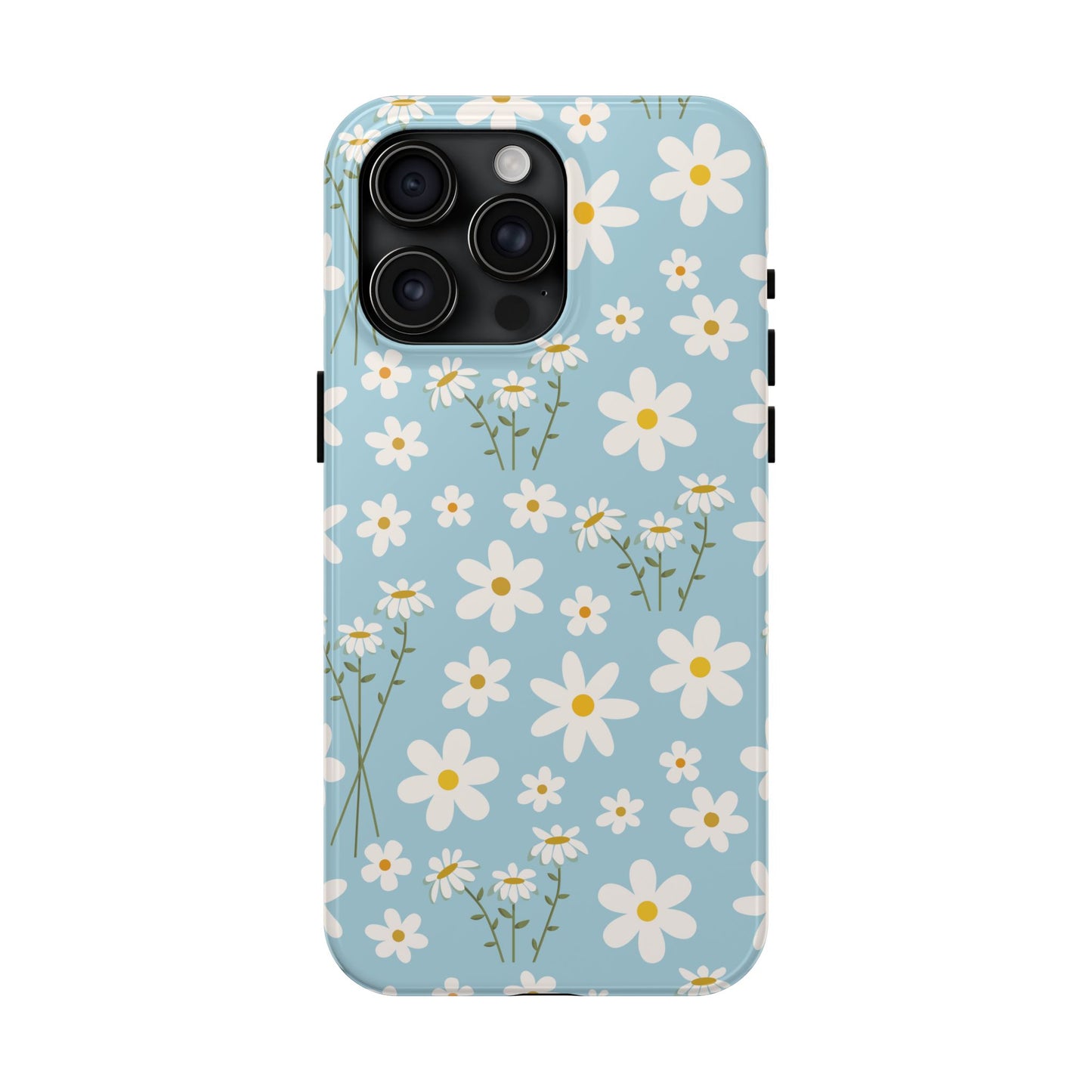 Sky Blue Daisy Tough Phone Case for iPhone and Samsung Galaxy