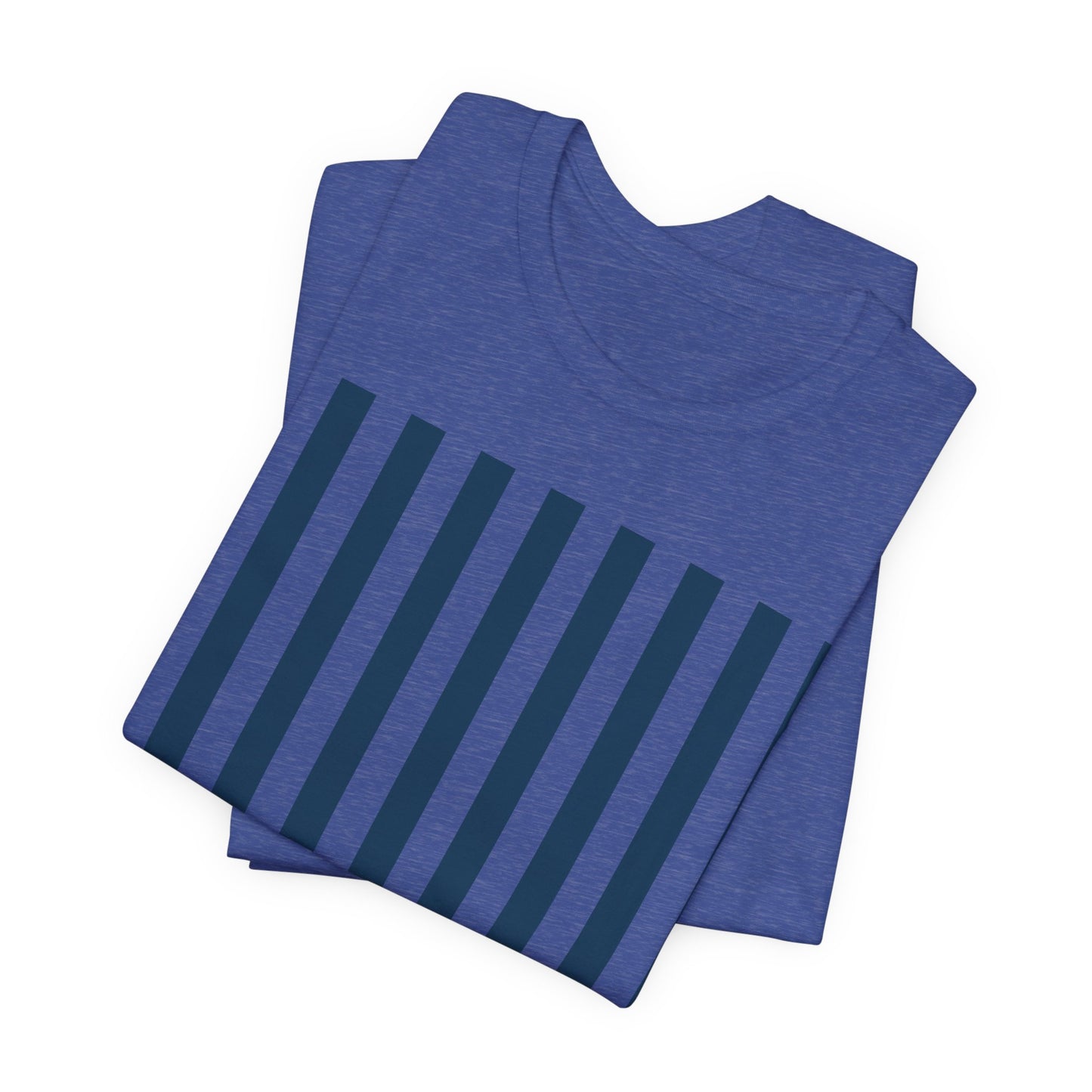 Navy Blue Stripes Shirt Royal Blue T-Shirts