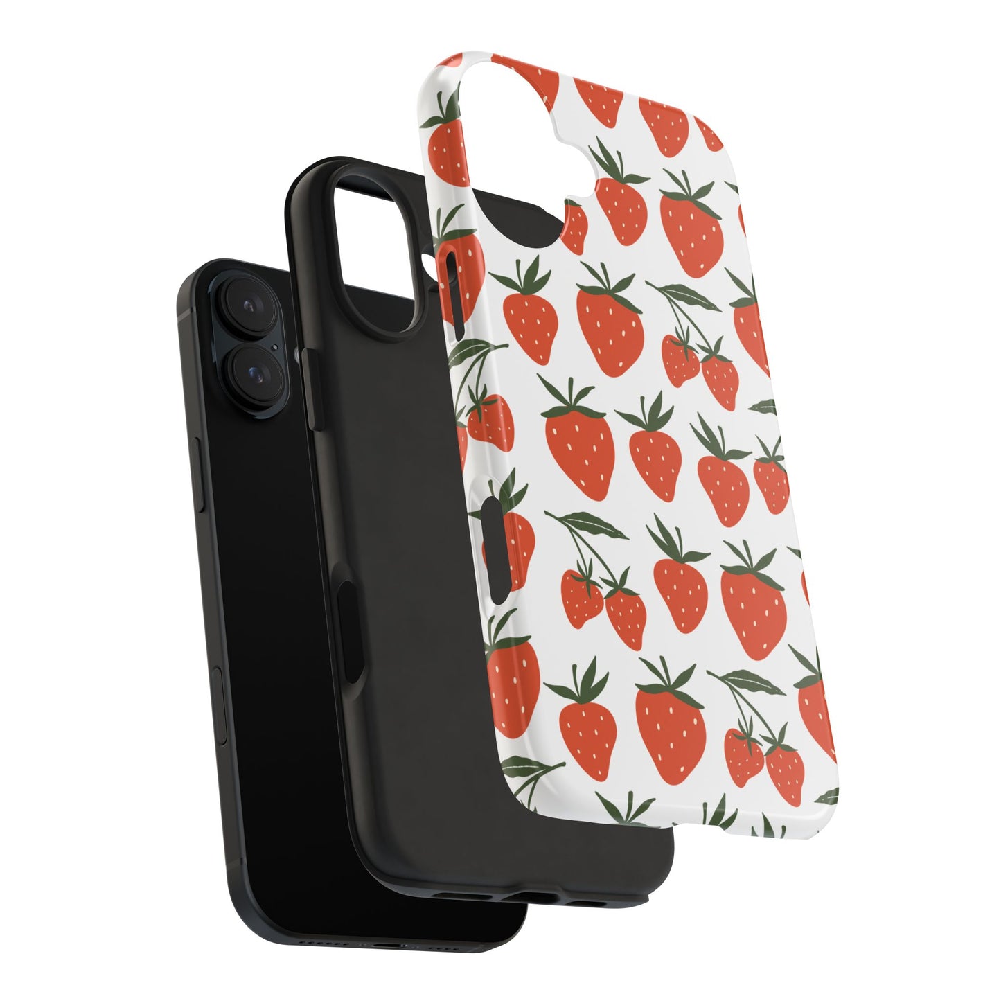 Tropical Strawberry Tough Phone Case for iPhone and Samsung Galaxy