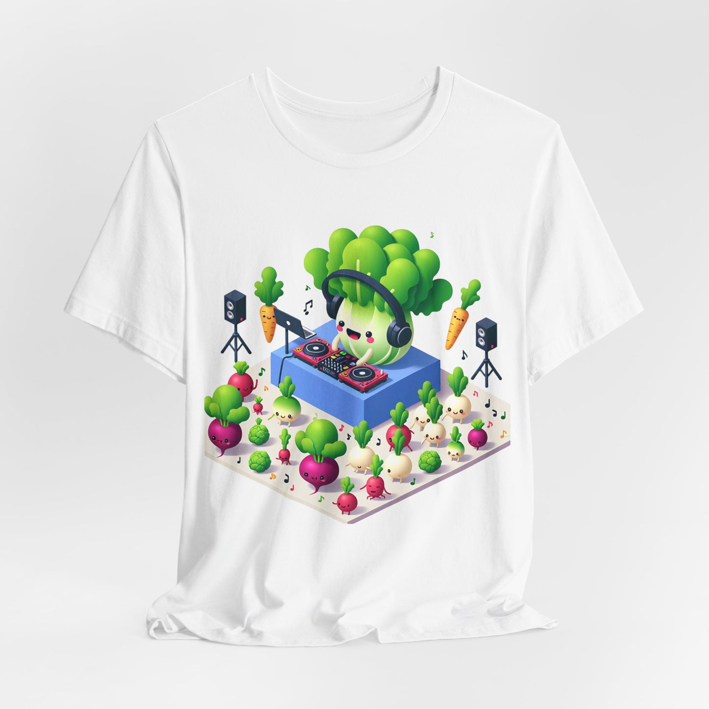 Veggie Party DJ Lettuce Turning Up the Beet T-Shirt