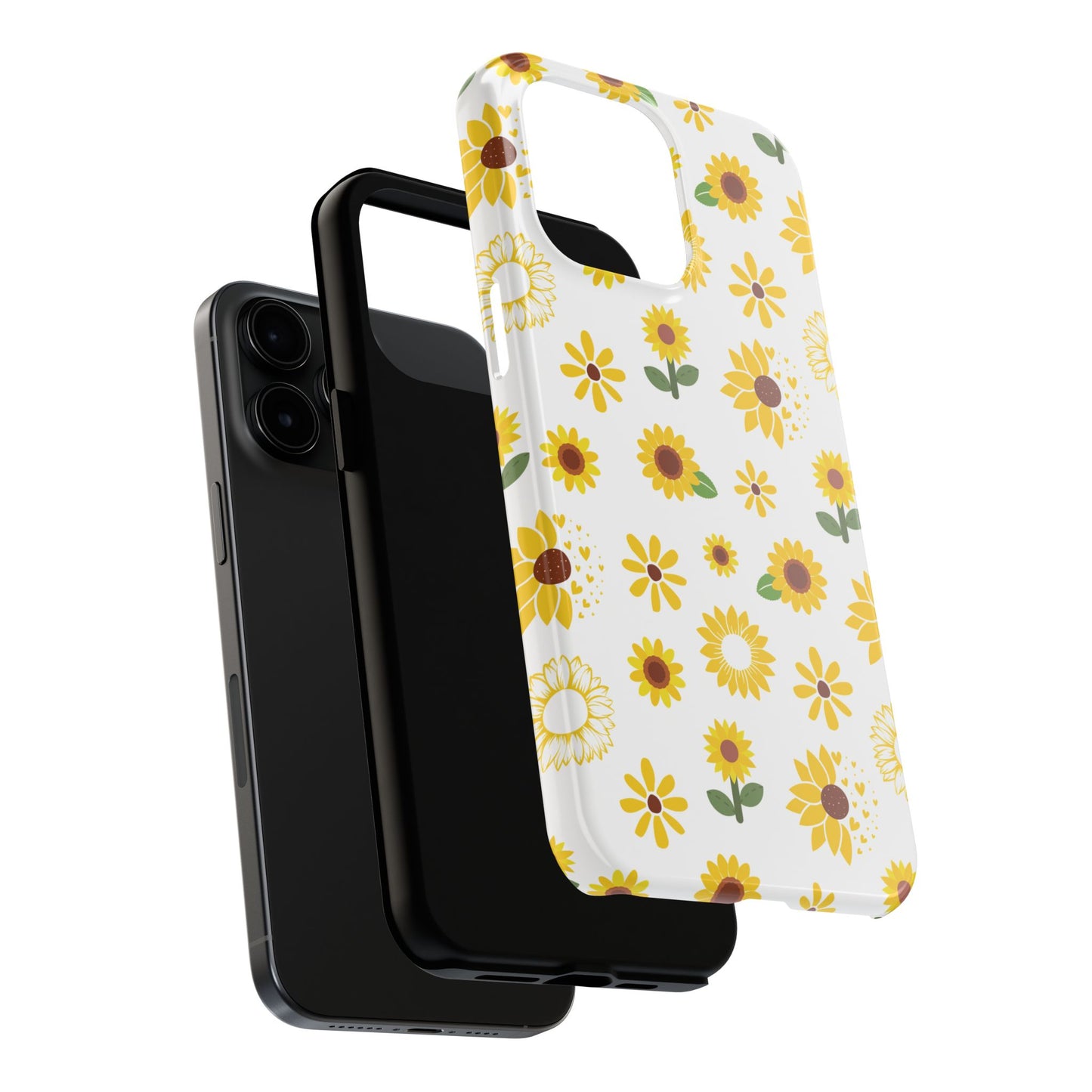 Sunflower Burst Tough Phone Case for iPhone and Samsung Galaxy