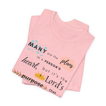 Proverbs 19:21 Bible Verse T-Shirt