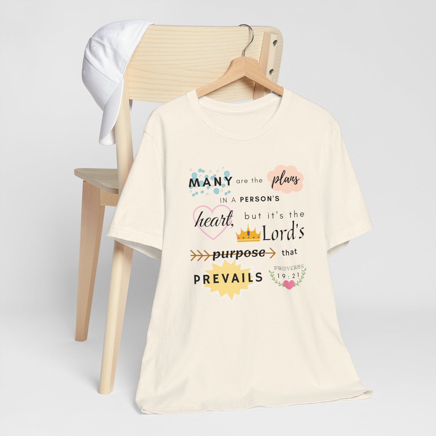 Proverbs 19:21 Bible Verse T-Shirt