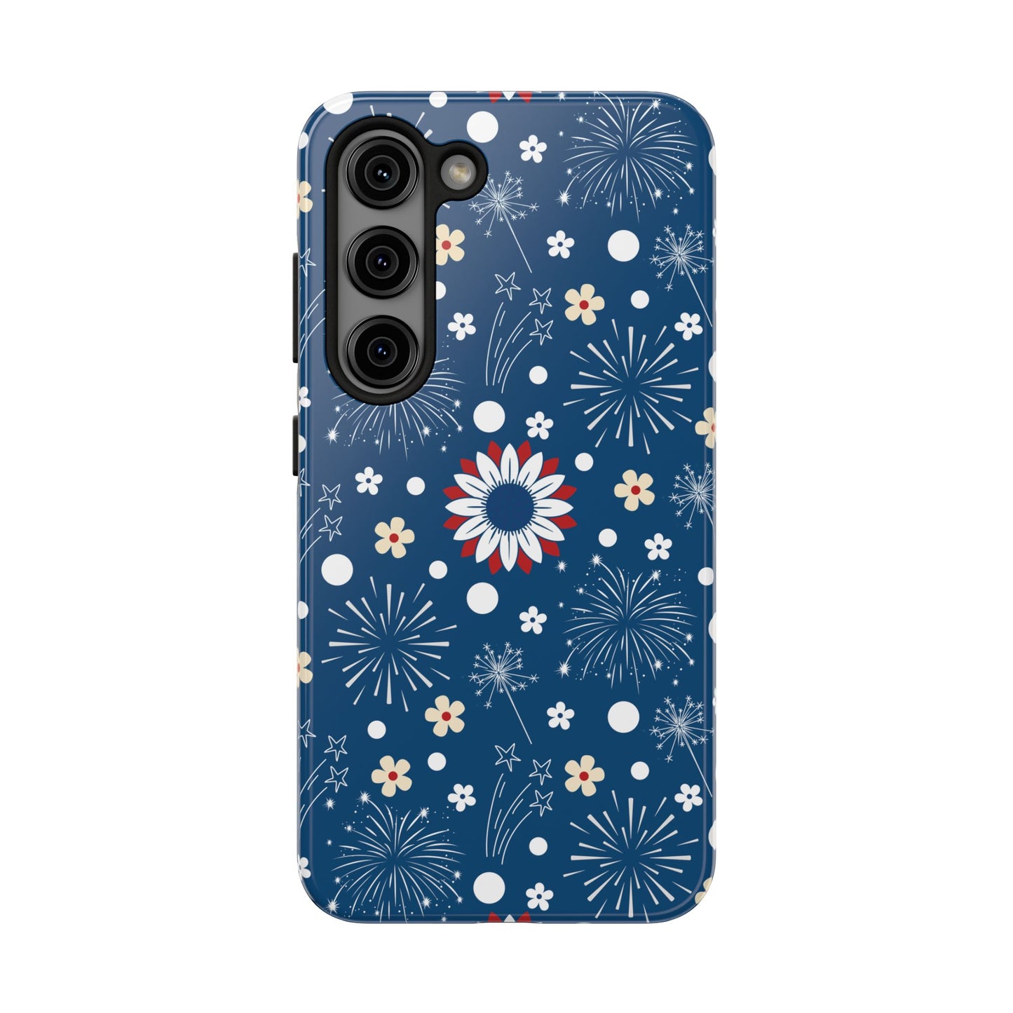 USA Daisy Fireworks Tough Phone Case for iPhone and Samsung Galaxy