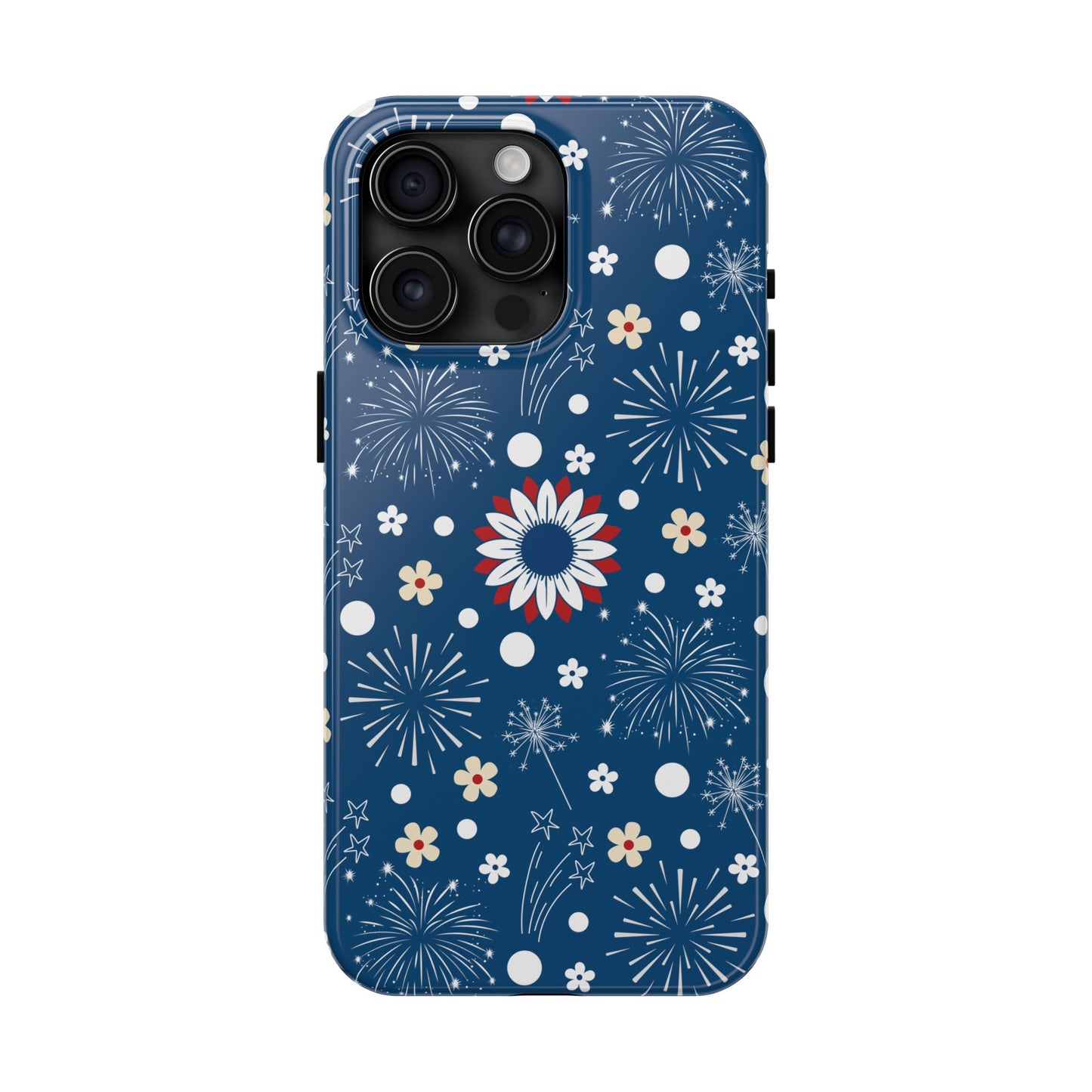 USA Daisy Fireworks Tough Phone Case for iPhone and Samsung Galaxy