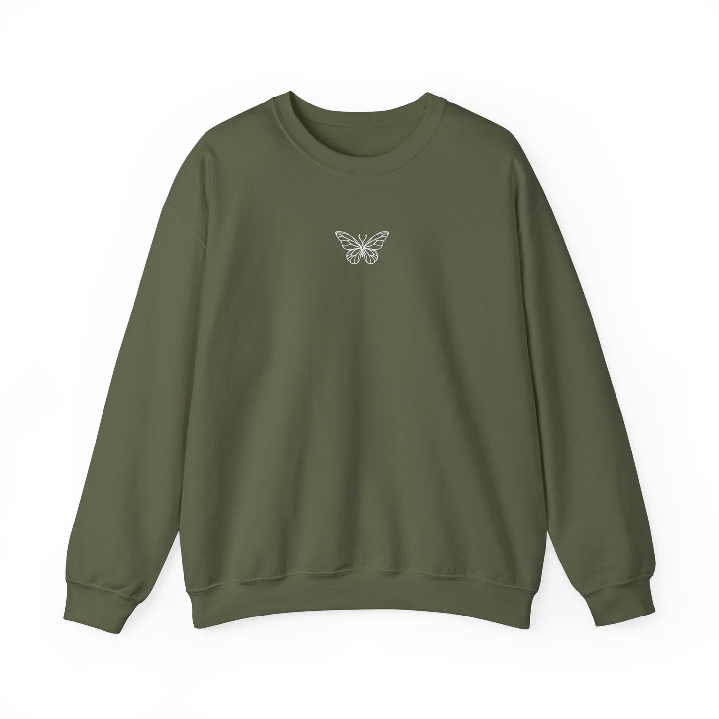 Simple Butterfly Crewneck Sweatshirt