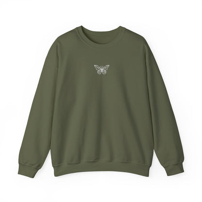 Simple Butterfly Crewneck Sweatshirt