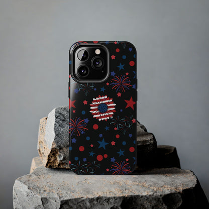 Starry Night America Tough Phone Case for iPhone and Samsung Galaxy