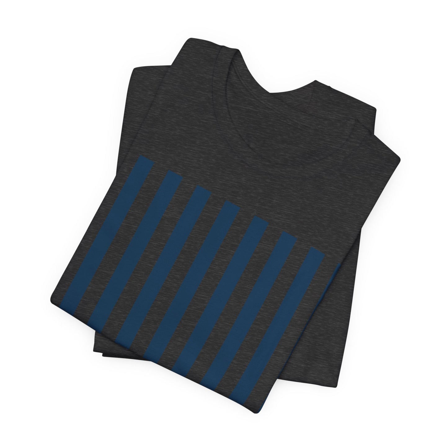 Navy Blue Stripes Shirt Royal Blue T - Shirts - T - Shirt - Kristine Celestine