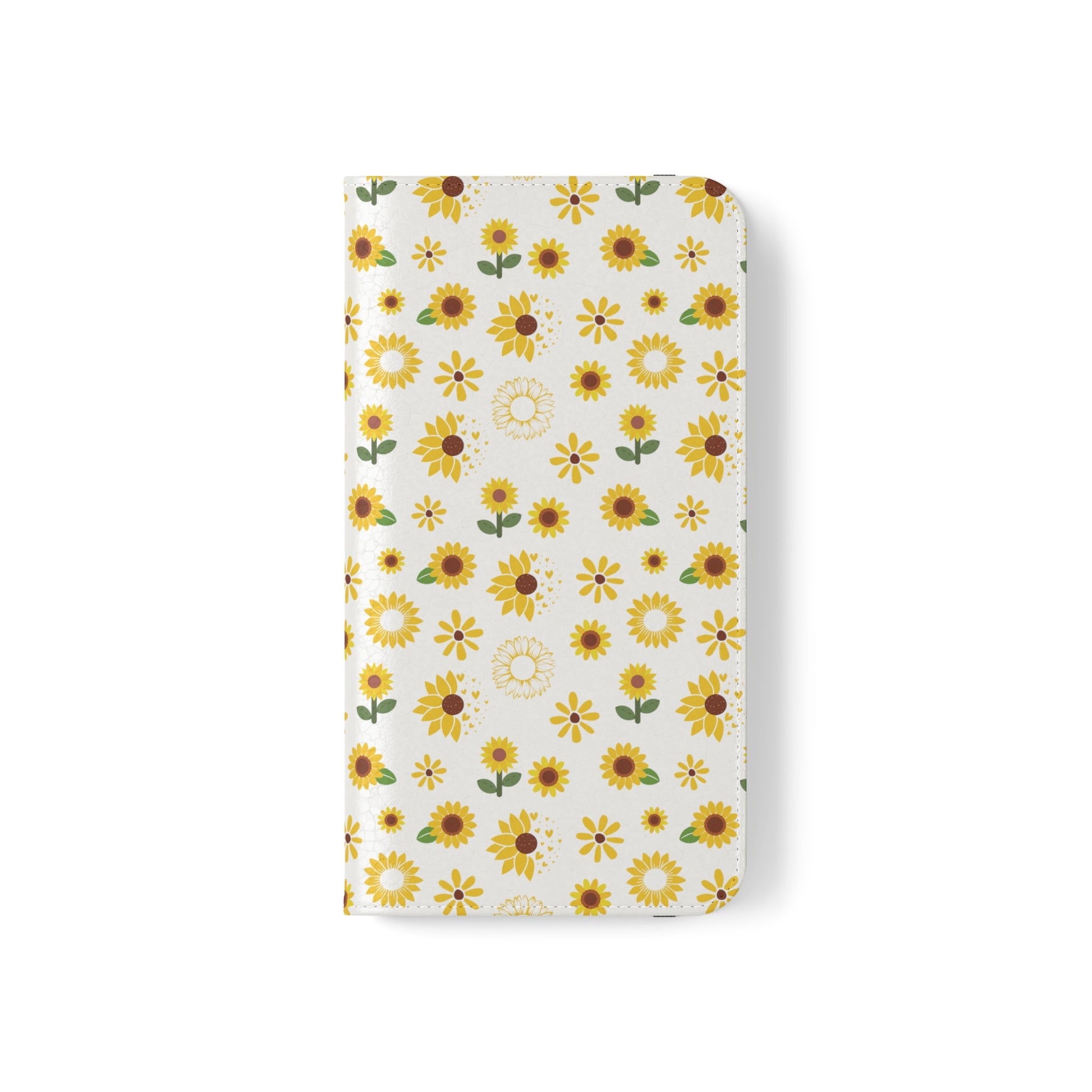 Sunflower Burst Flip Phone Case Cover with Pockets - Phone Case - Kristine Celestine