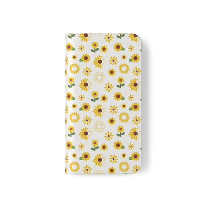 Sunflower Burst Flip Phone Case Cover with Pockets - Phone Case - Kristine Celestine