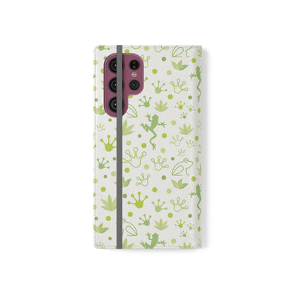 Froggy Flip Phone Case Cover with Pockets - Phone Case - Kristine Celestine