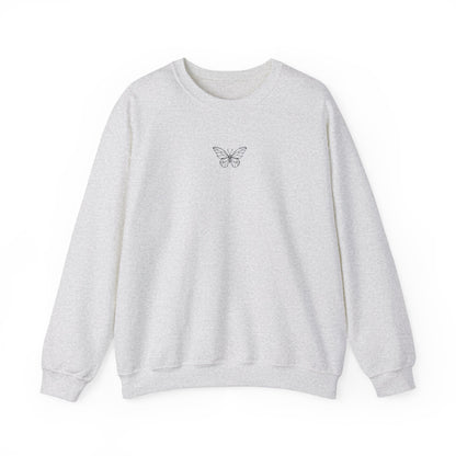 Simple Butterfly Crewneck Sweatshirt