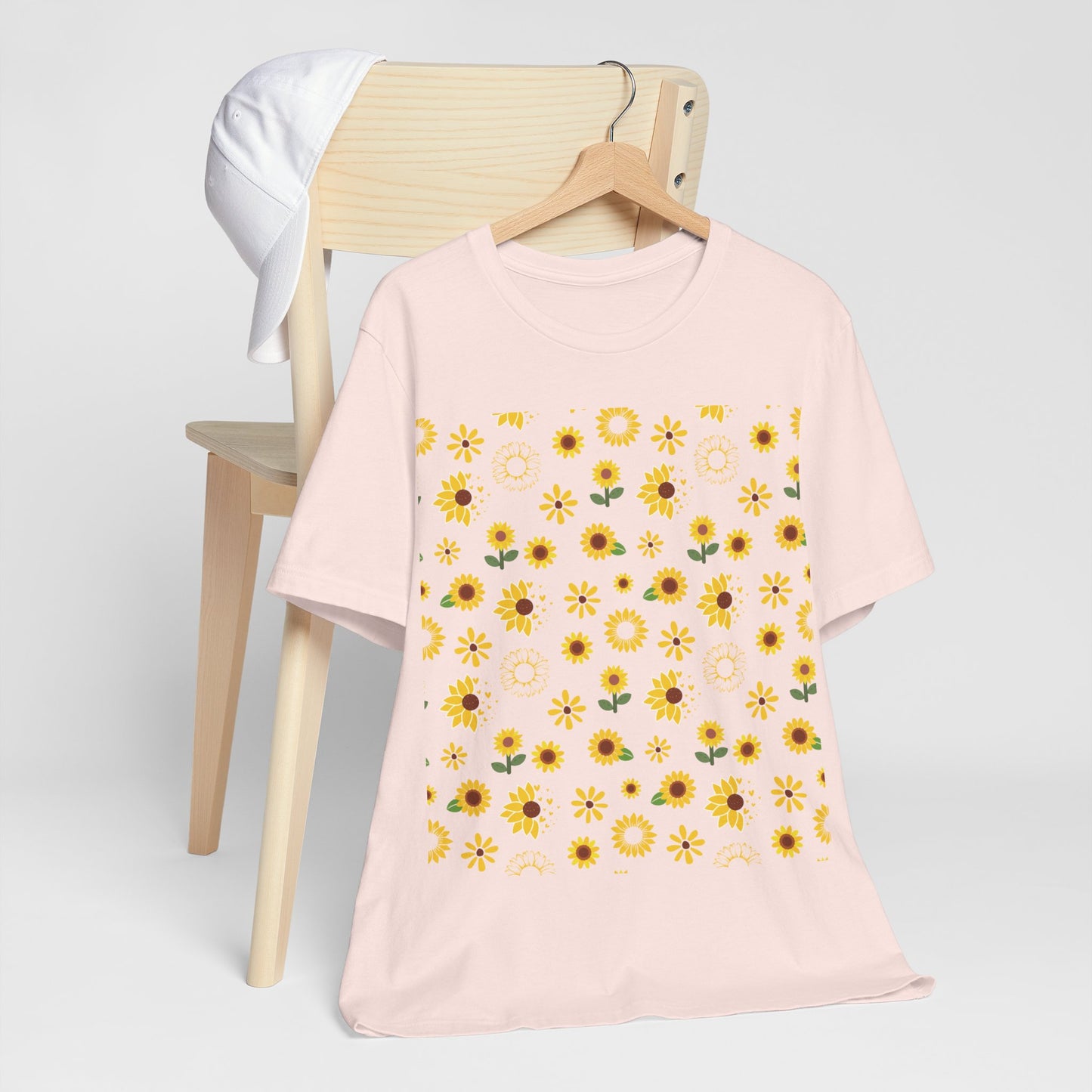 Camisa unisex con ráfaga de girasol