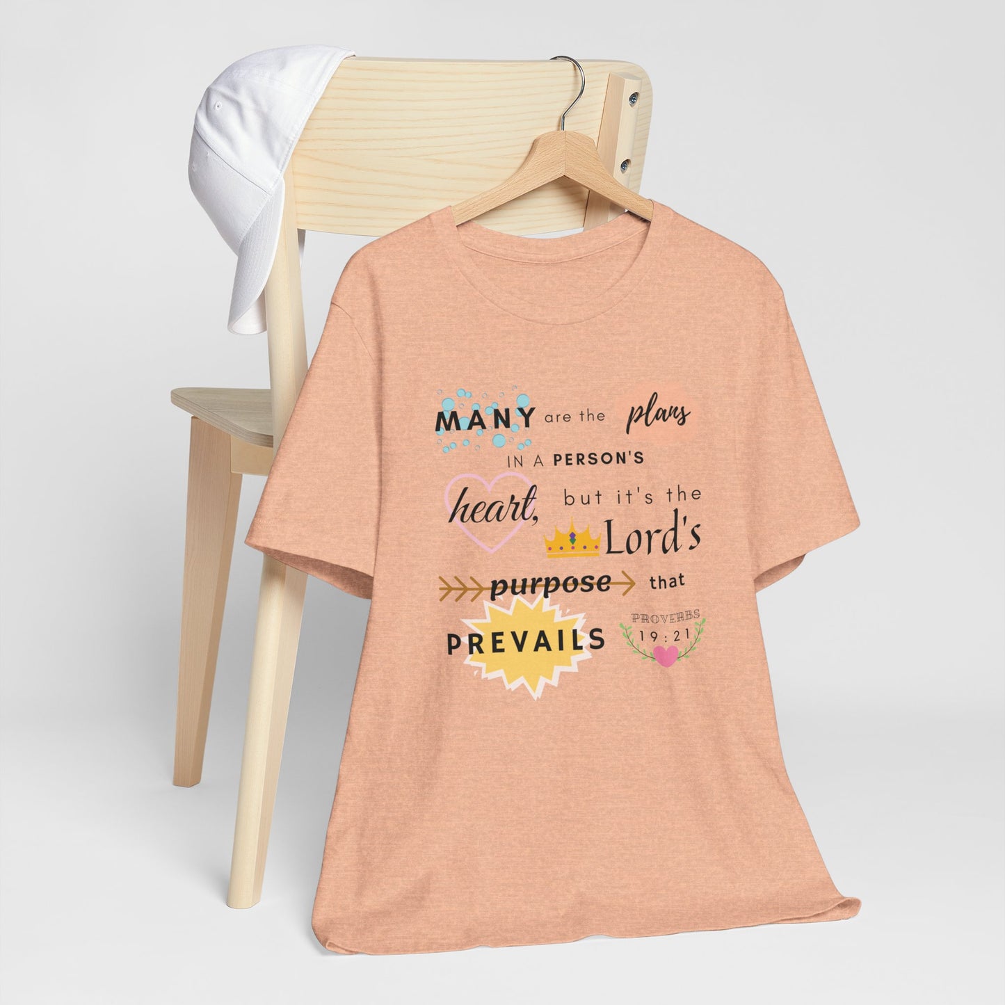 Proverbs 19:21 Bible Verse T-Shirt