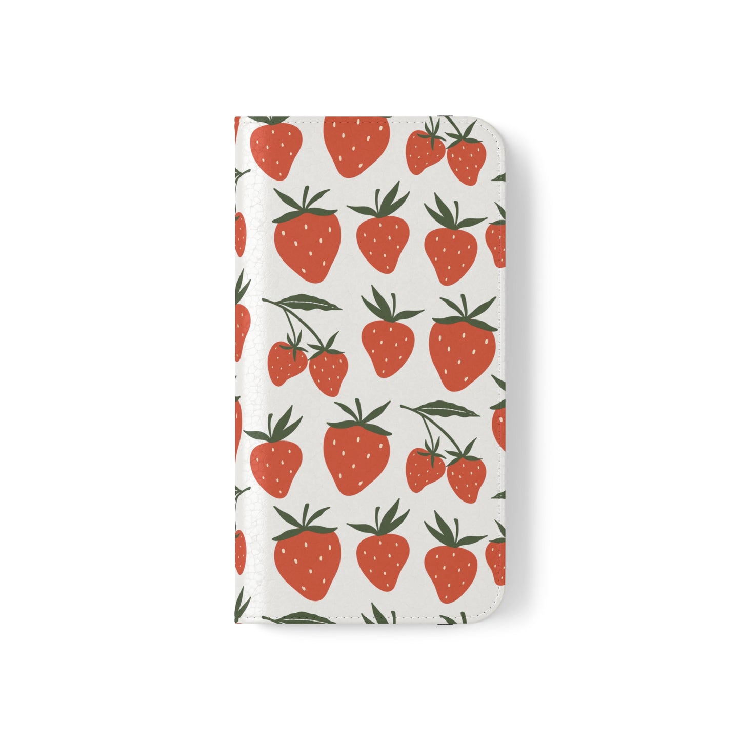 Tropical Strawberry Flip Phone Case Cover with Pockets - Phone Case - Kristine Celestine