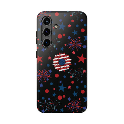 Starry Night America Tough Phone Case for iPhone and Samsung Galaxy