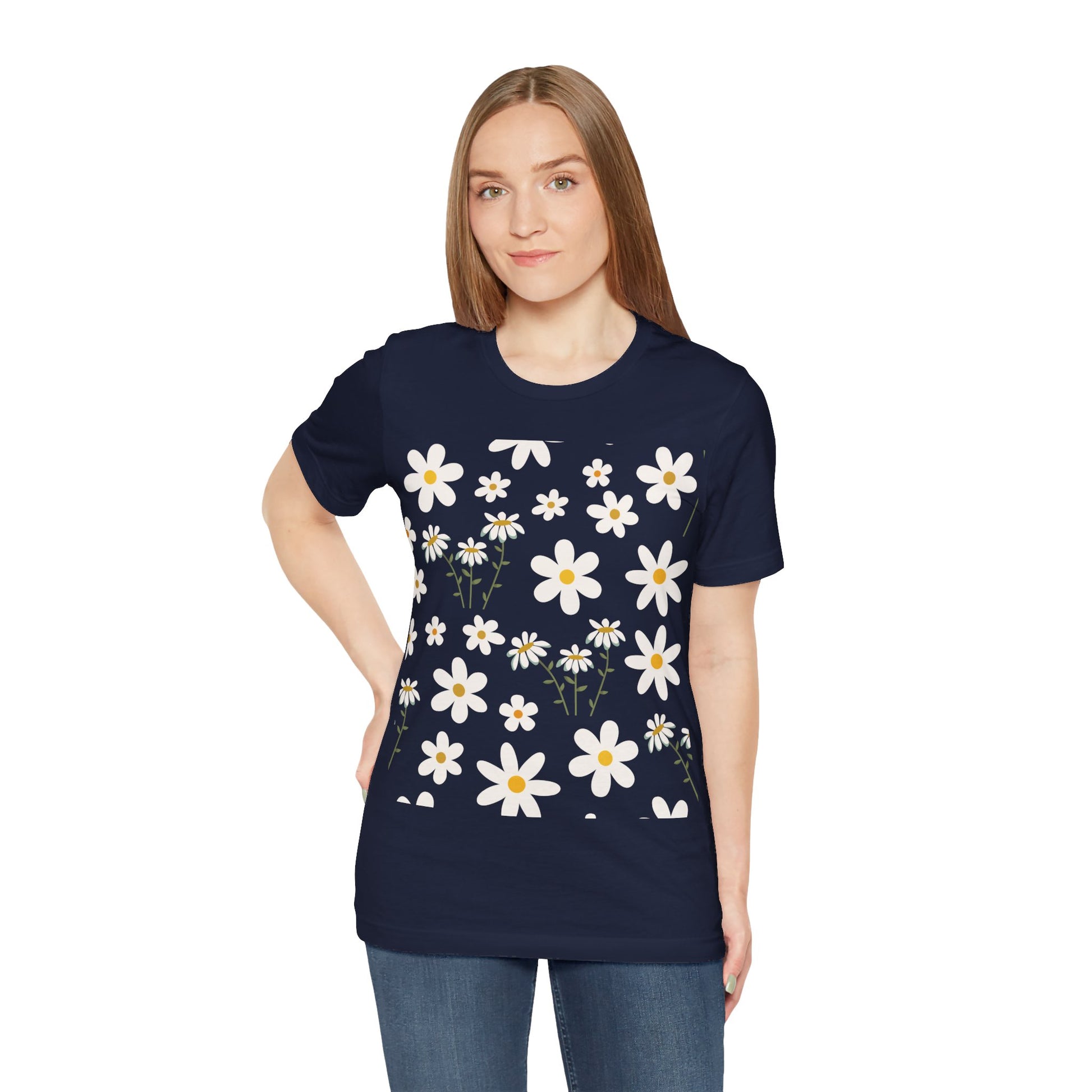 Daisy Meadow Flower Shirt - T - Shirt - Printify - Kristine Celestine