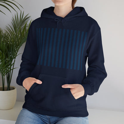 Navy Blue Stripes Hoodie - Hoodie - Kristine Celestine