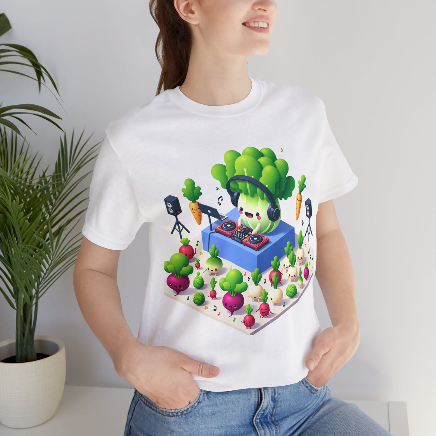 Veggie Party DJ Lettuce Turning Up the Beet T-Shirt