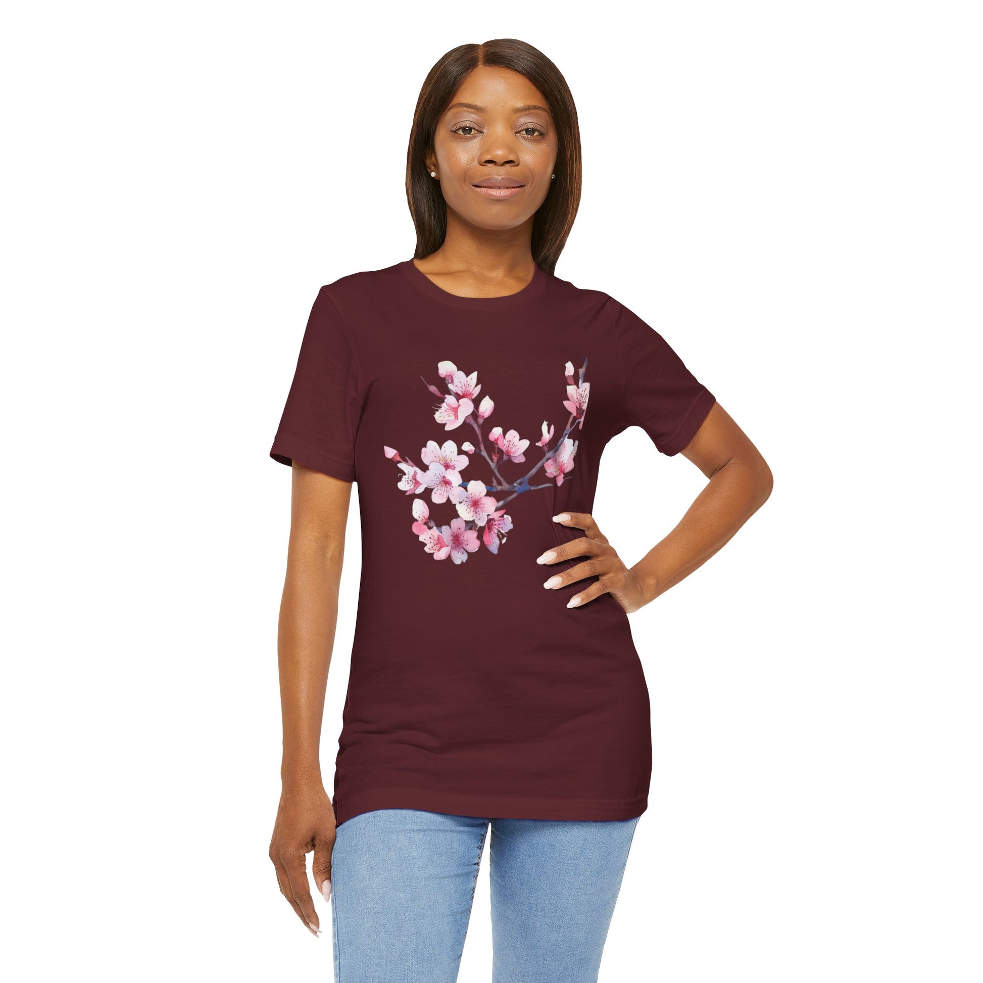 Japanese Cherry Blossom T - Shirt (vL) - T - Shirt - Kristine Celestine