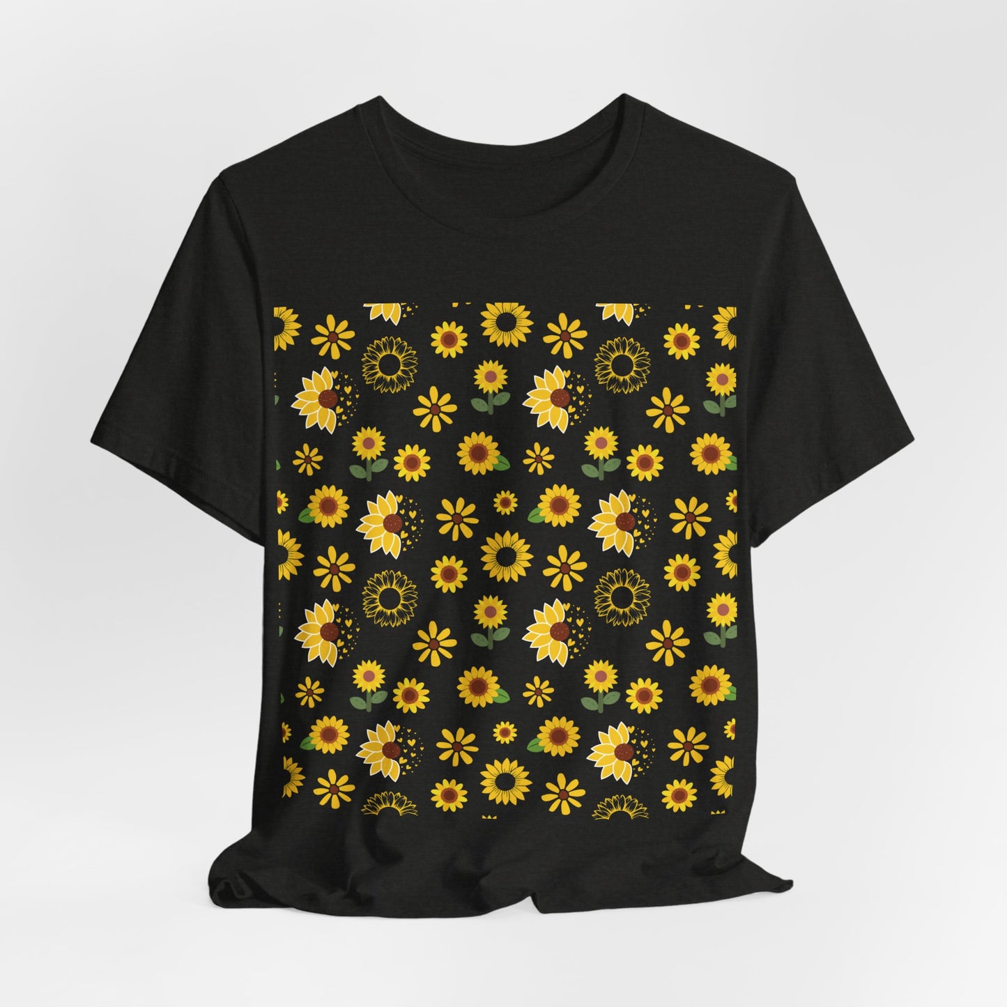 Camisa unisex con ráfaga de girasol