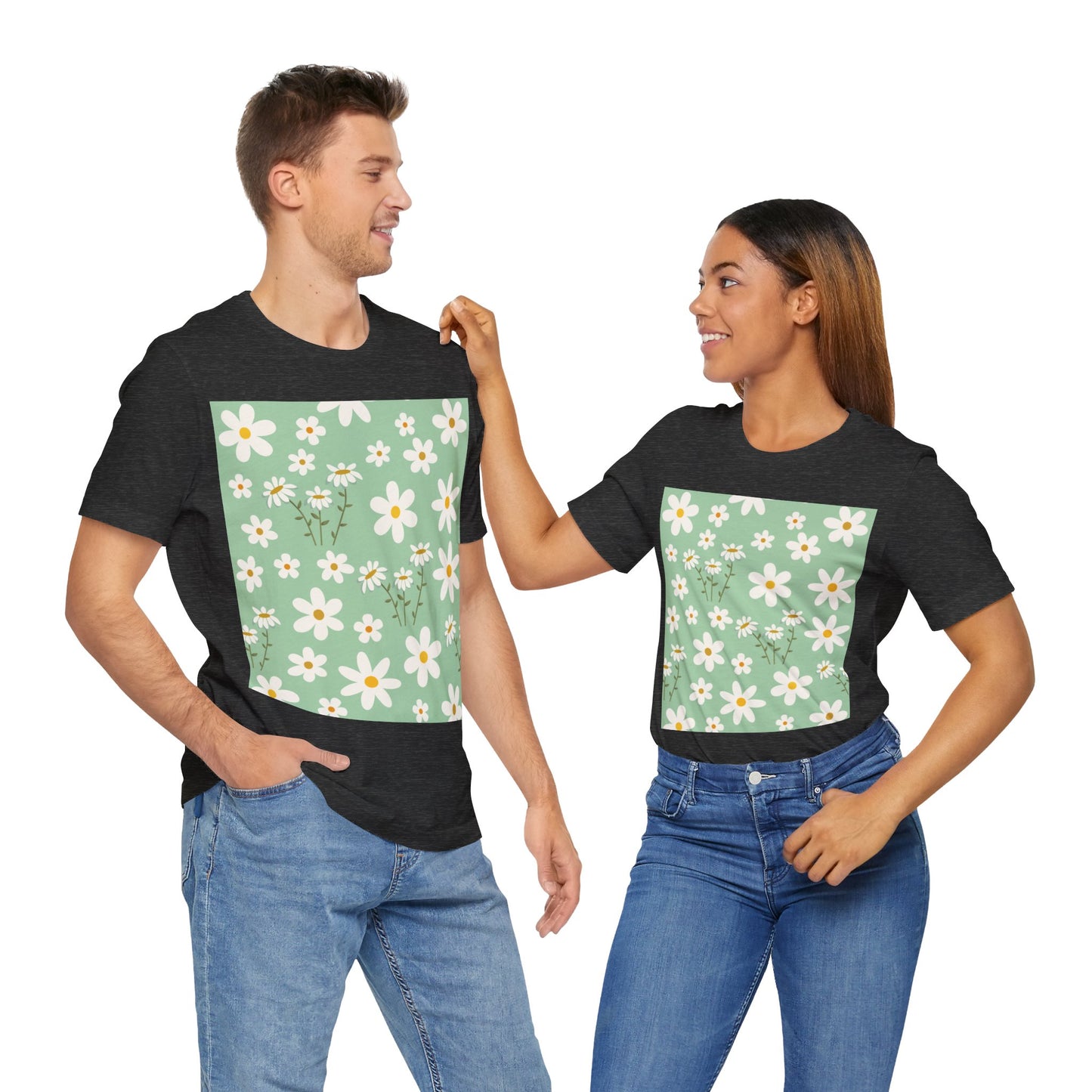 Mint Daisy Delight T - Shirt - T - Shirt - Kristine Celestine