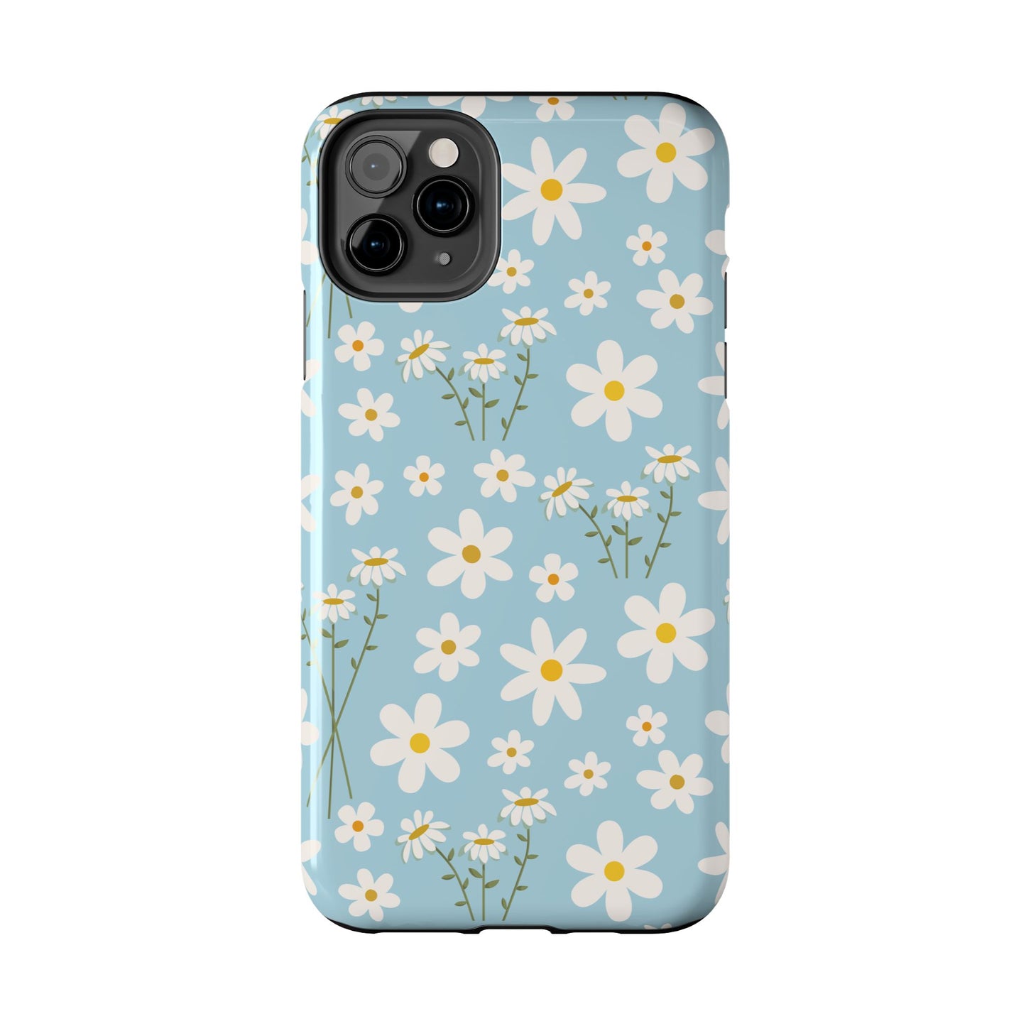 Sky Blue Daisy Tough Phone Case for iPhone and Samsung Galaxy