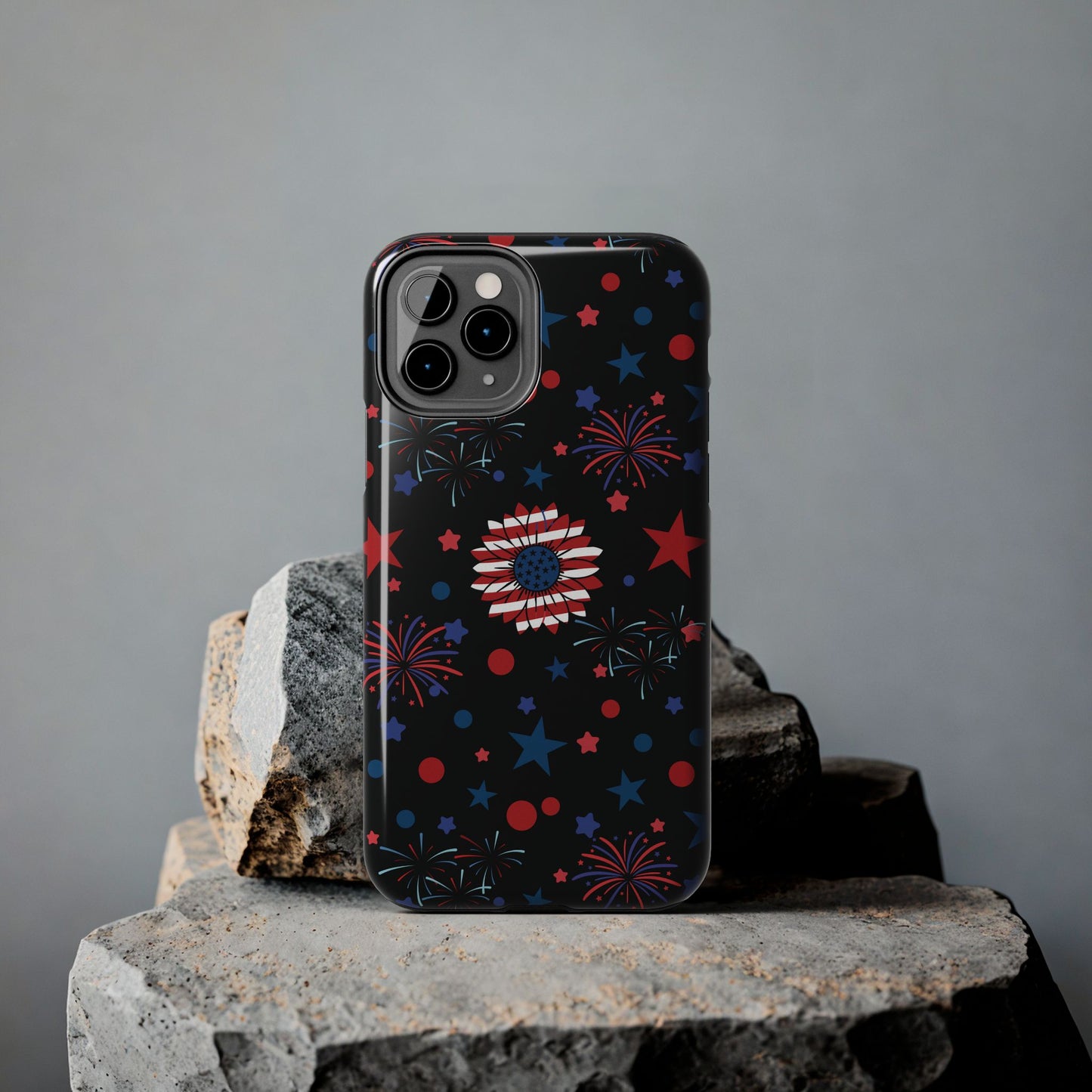 Starry Night America Tough Phone Case for iPhone and Samsung Galaxy