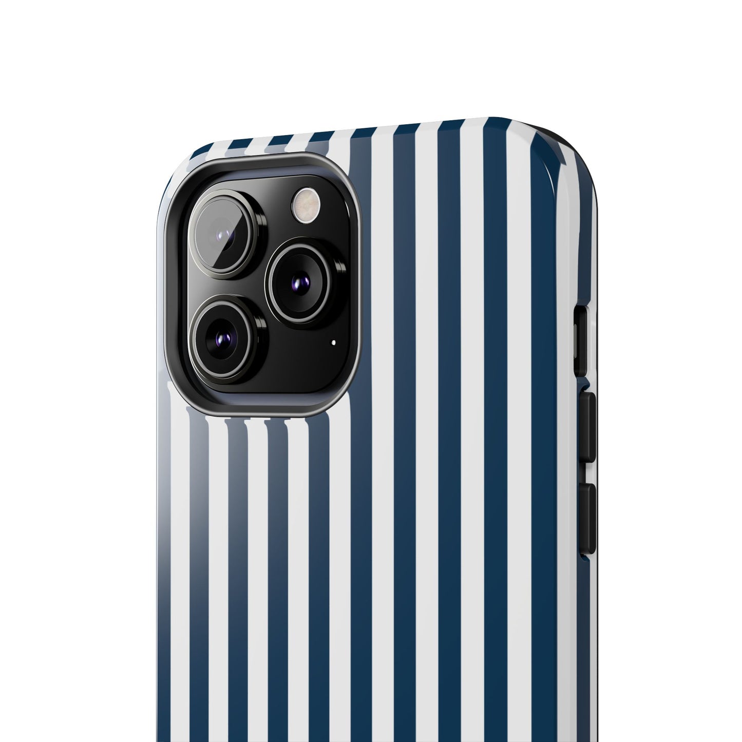 Navy Blue Stripes Tough Phone Case for iPhone and Samsung Galaxy