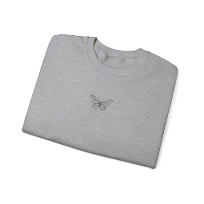 Simple Butterfly Crewneck Sweatshirt