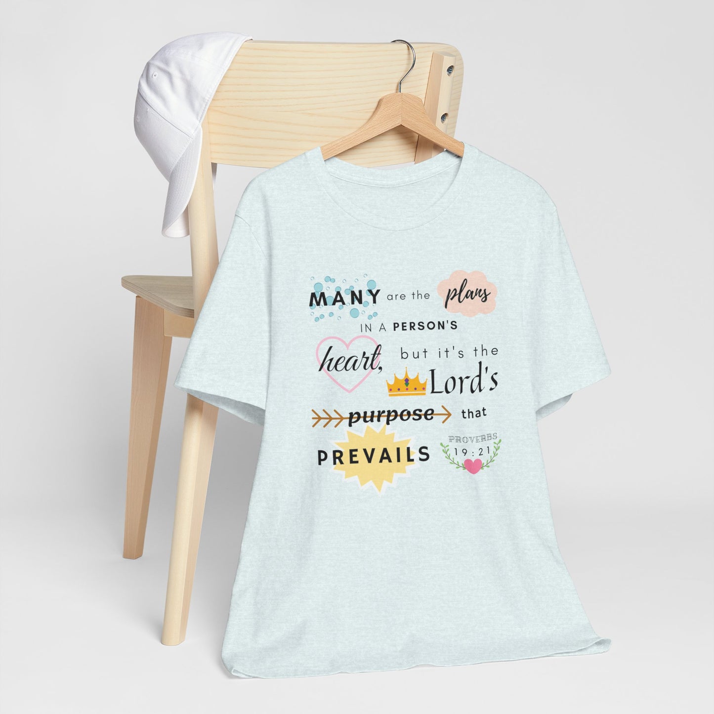 Proverbs 19:21 Bible Verse T-Shirt