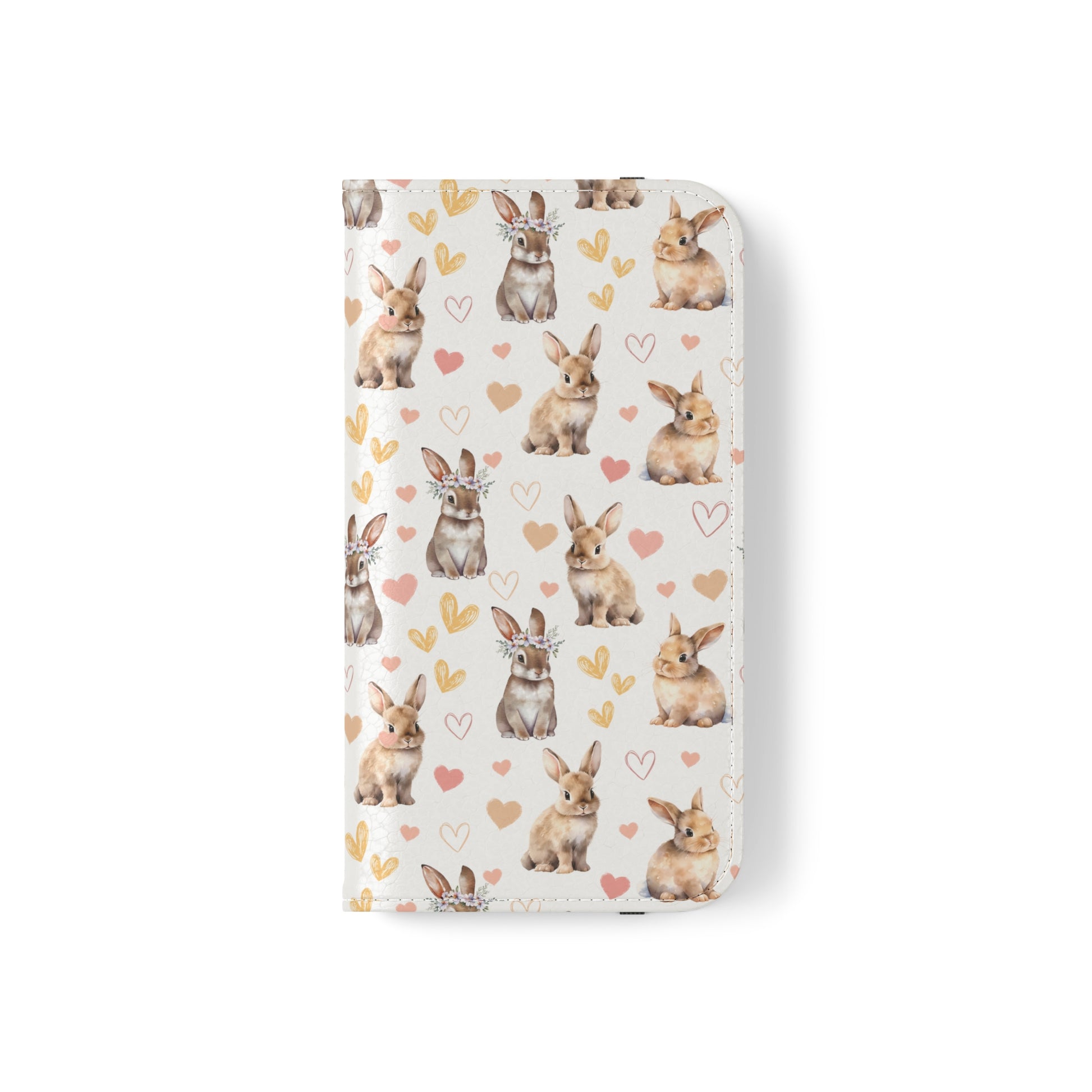 Bunny Love Flip Phone Case Cover with Pockets - Phone Case - Kristine Celestine