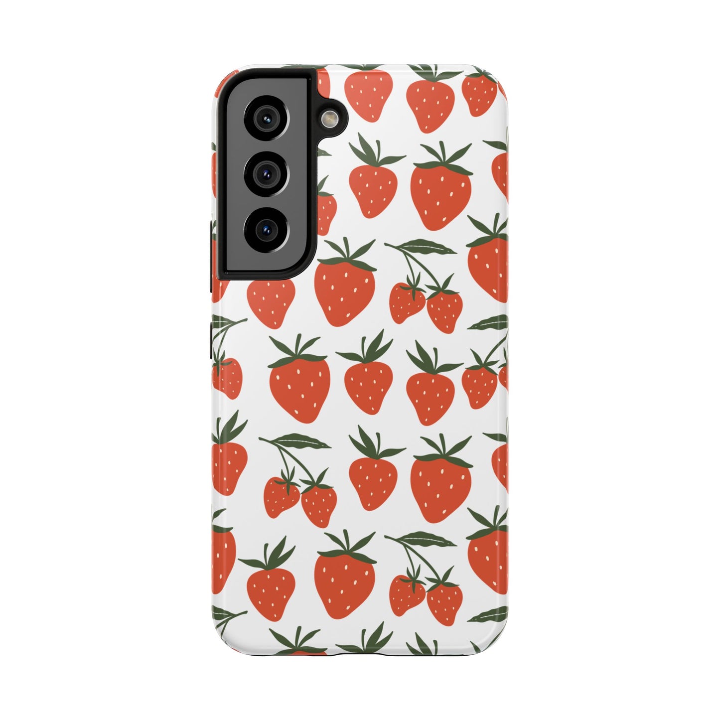 Tropical Strawberry Tough Phone Case for iPhone and Samsung Galaxy