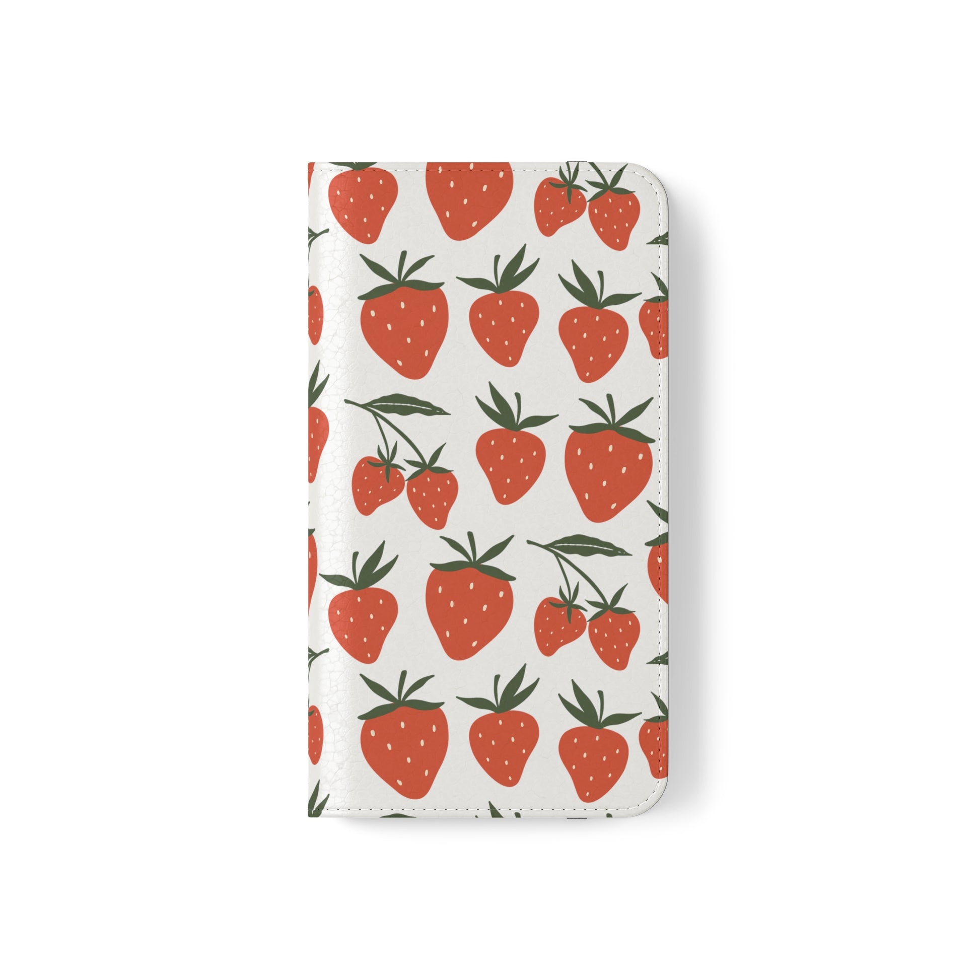 Tropical Strawberry Flip Phone Case Cover with Pockets - Phone Case - Kristine Celestine