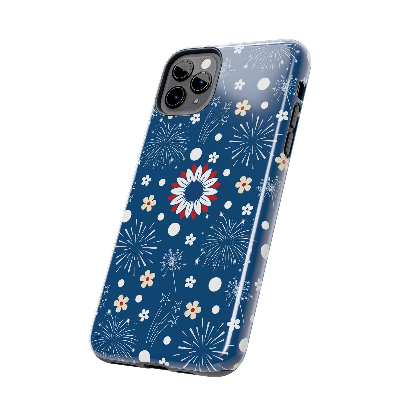 USA Daisy Fireworks Tough Phone Case for iPhone and Samsung Galaxy