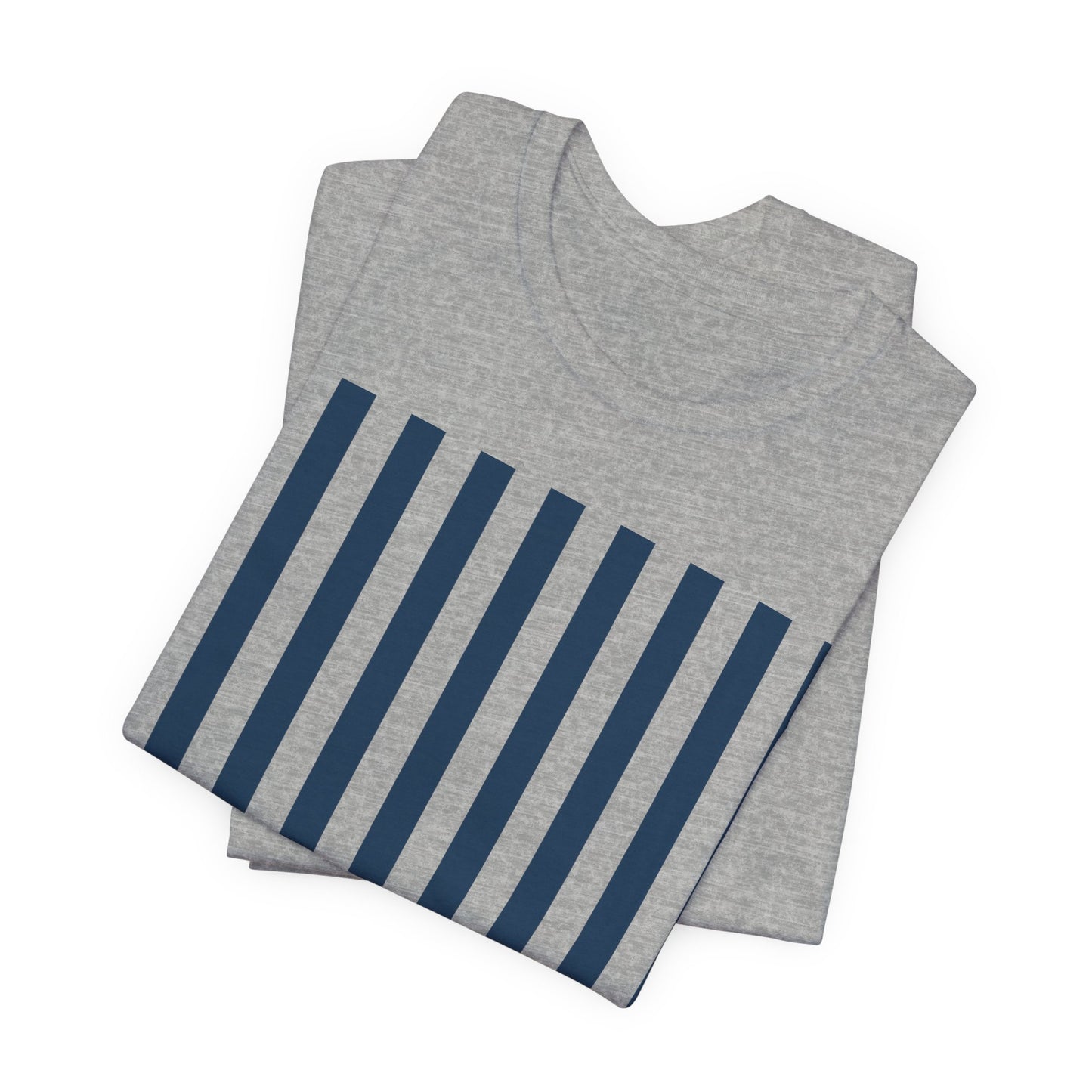 Navy Blue Stripes Shirt Royal Blue T - Shirts - T - Shirt - Kristine Celestine