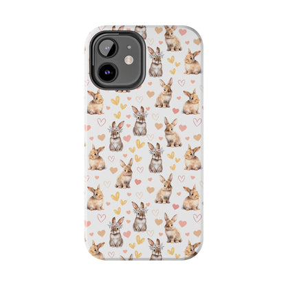 Bunny Love Tough Phone Case for iPhone and Samsung Galaxy