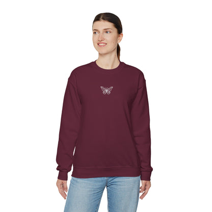 Simple Butterfly Crewneck Sweatshirt