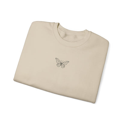 Simple Butterfly Crewneck Sweatshirt