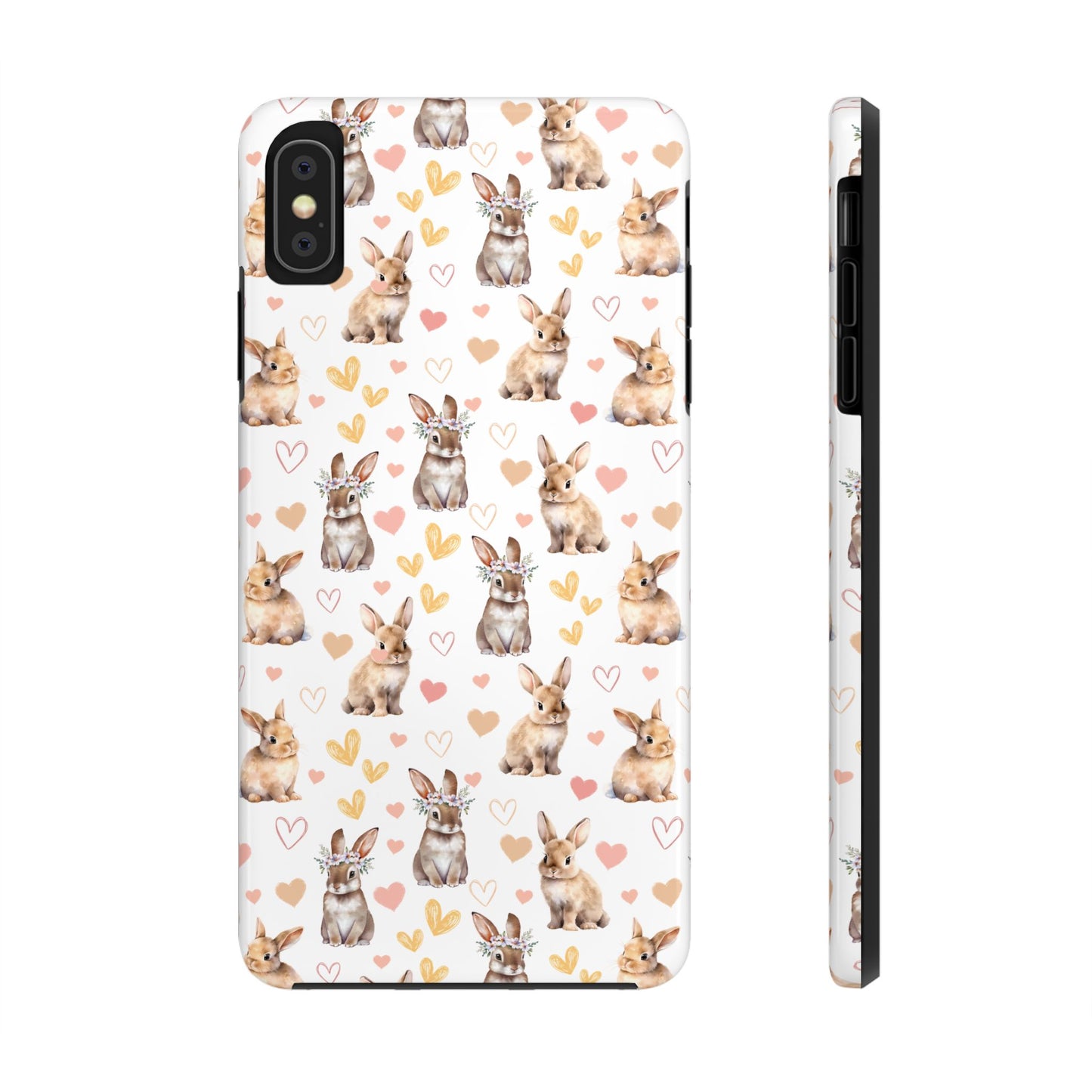 Bunny Love Tough Phone Case for iPhone and Samsung Galaxy