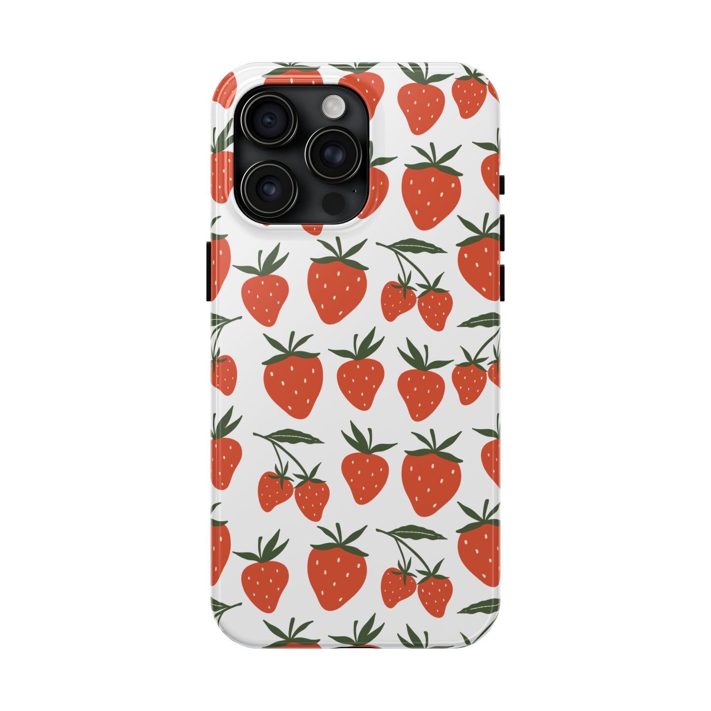 Tropical Strawberry Tough Phone Case for iPhone and Samsung Galaxy