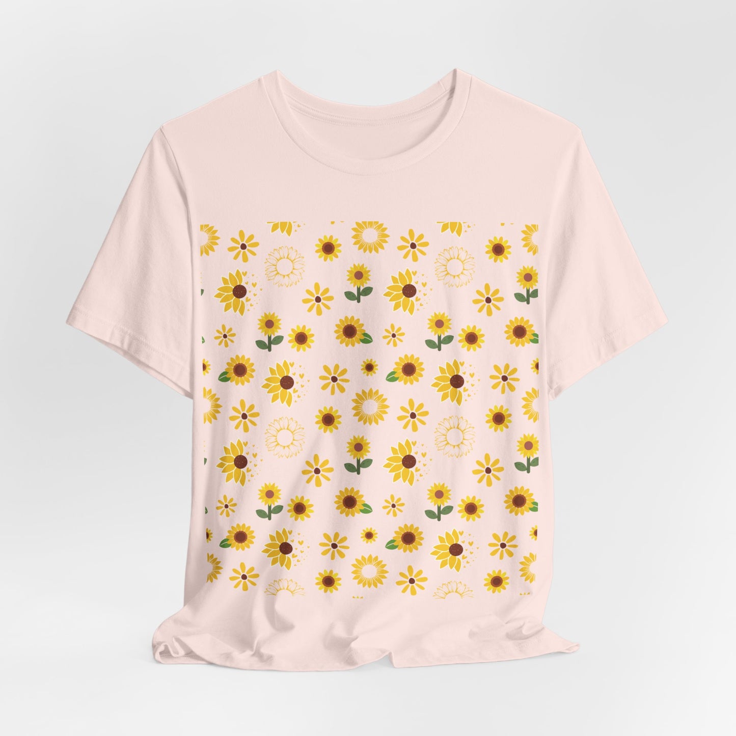 Camisa unisex con ráfaga de girasol