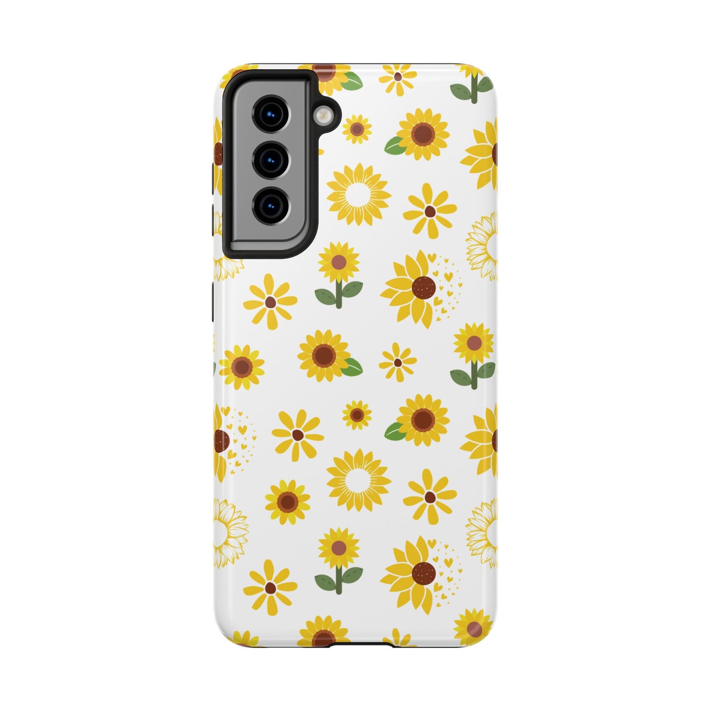 Sunflower Burst Tough Phone Case for iPhone and Samsung Galaxy