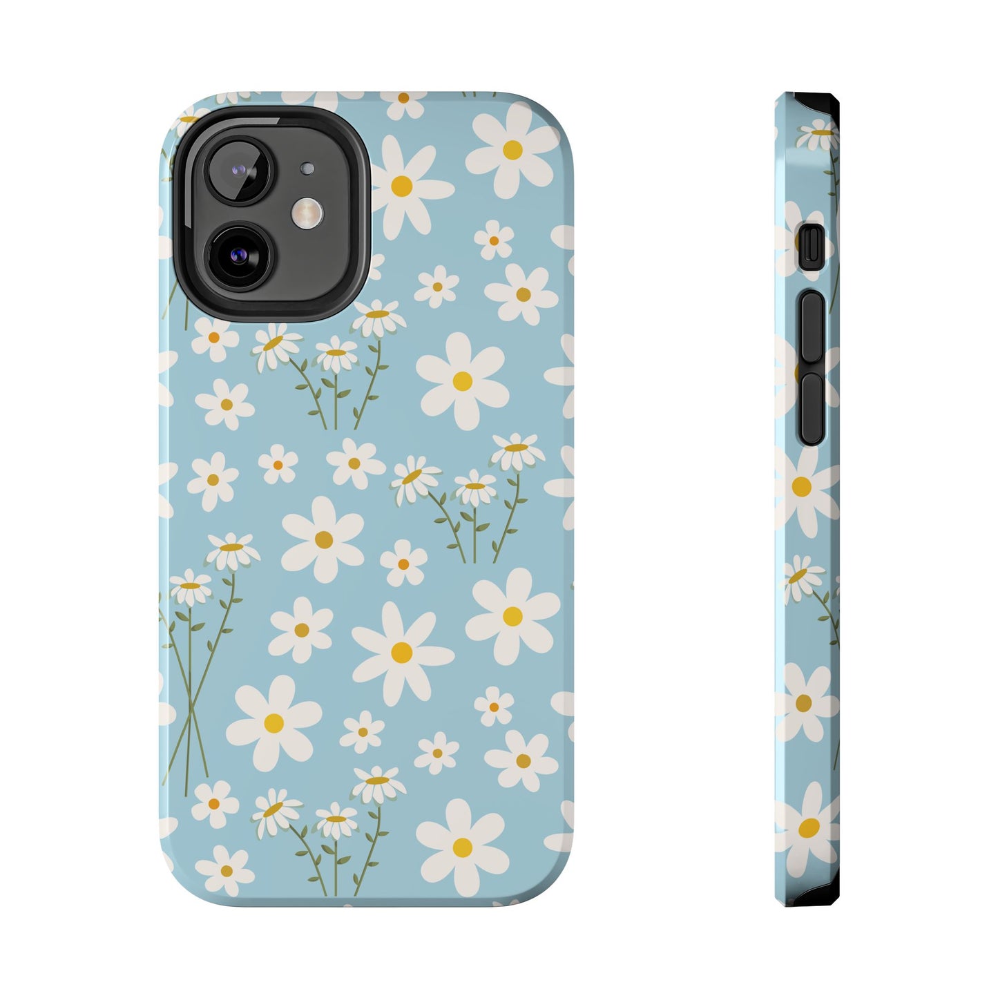 Sky Blue Daisy Tough Phone Case for iPhone and Samsung Galaxy