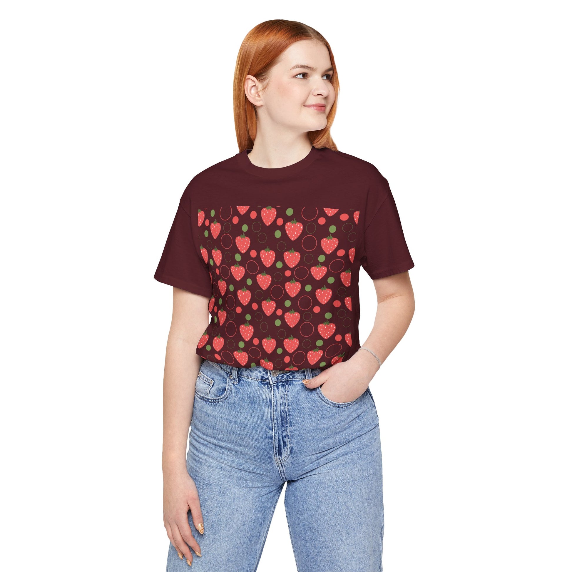 Red Strawberry Bubbles T - Shirt - T - Shirt - Kristine Celestine