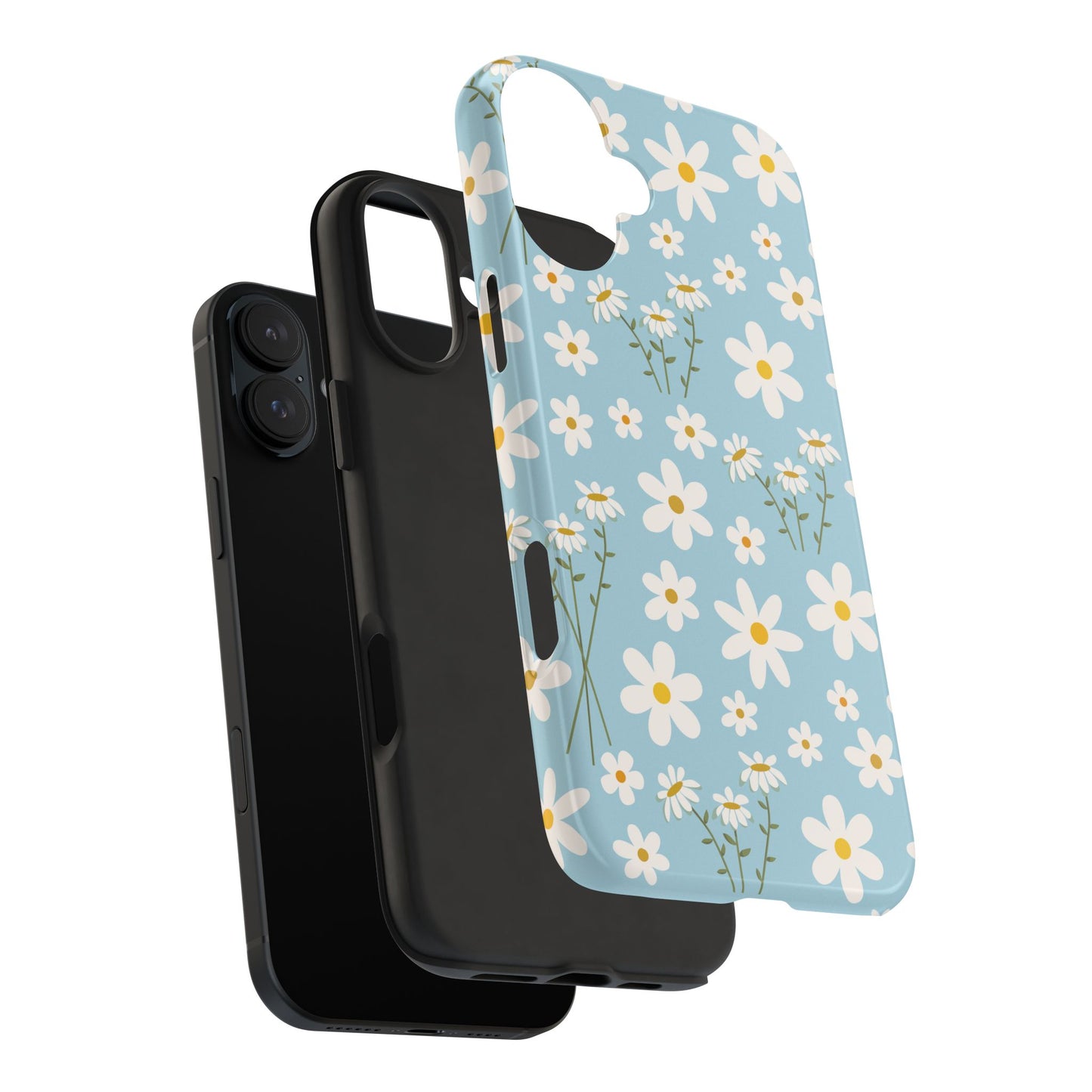 Sky Blue Daisy Tough Phone Case for iPhone and Samsung Galaxy