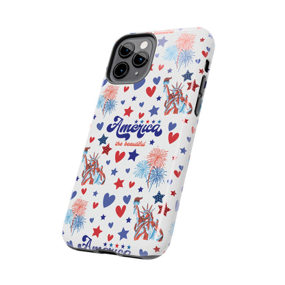 America the Beautiful Tough Phone Case for iPhone and Samsung Galaxy