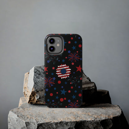 Starry Night America Tough Phone Case for iPhone and Samsung Galaxy